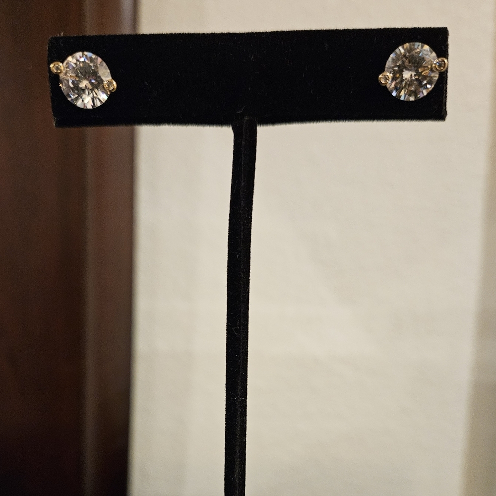 Kate Spade Brilliant Duo Prong Stud Earrings - Picture 3 of 3